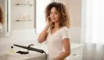 Vielfalt der Locken mit konischem Lockenstab
