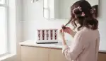 Voluminöse Locken mit Heizwicklern
