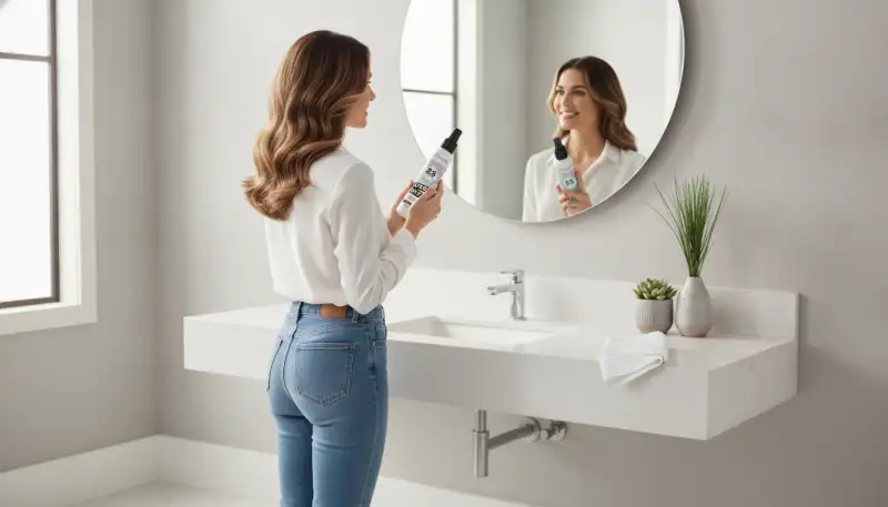 Feuchtigkeitspflege beim Hitzestyling