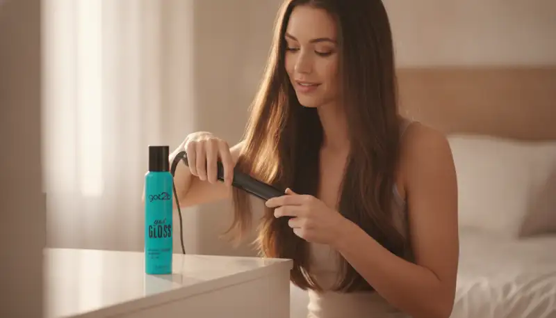 Glanzvolles Styling: Hitzeschutz mit Effekt