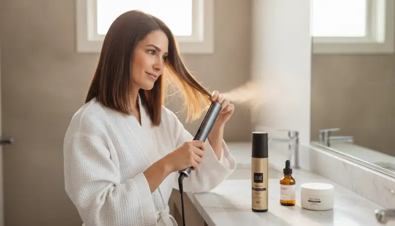 Glatte Mähne: Schutz vor Frizz & Hitze