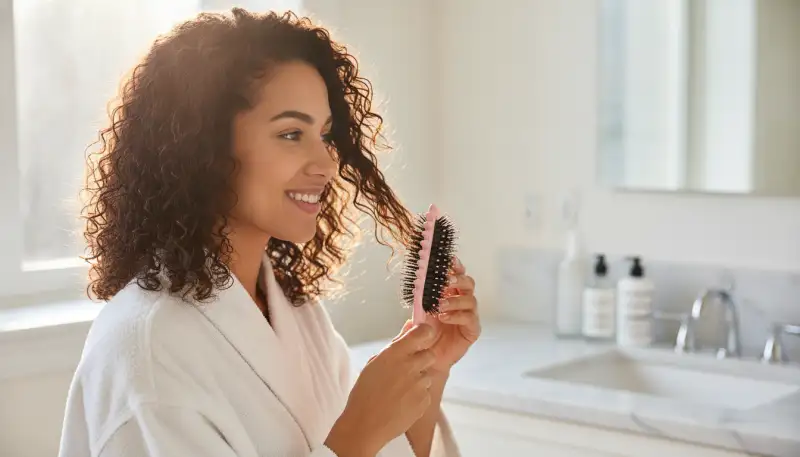 Lockenbürste: Sanftes Styling für Glanz