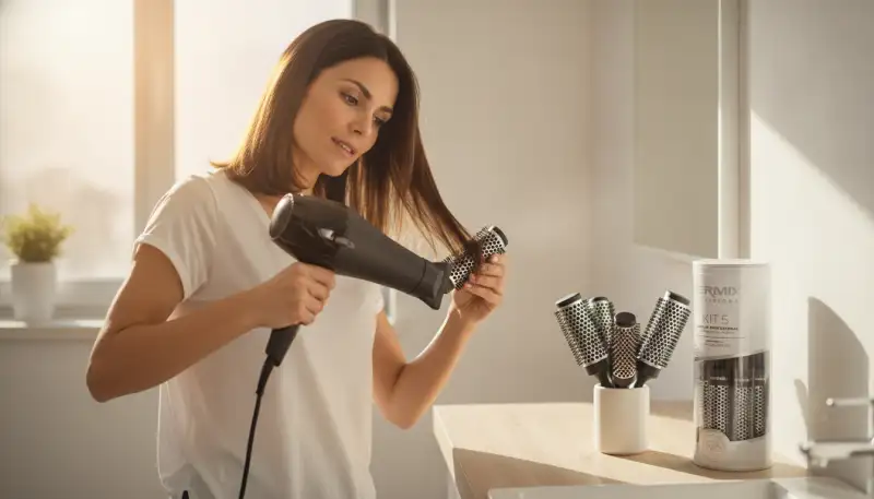 Perfektes Salon-Styling für zuhause: Das Termix Rundbürste Paket im Check