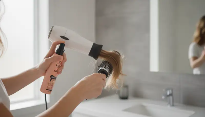 Styling-Grundlage: Hitzeschutz als Basis